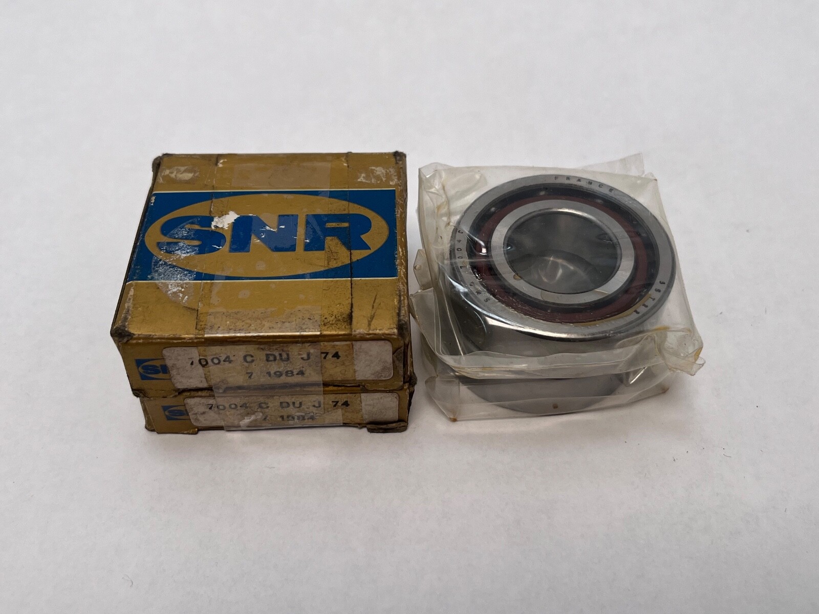 SNR 7004CDUJ74 Bearing 20x42x12 mm 7004-C-T-DUL-P4 7004-C-DU-J74 France 2 Pcs