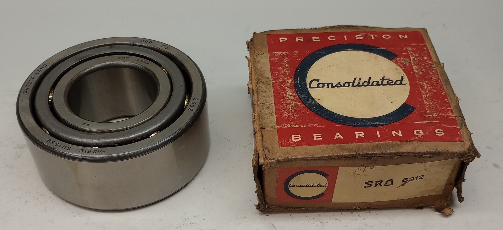 SRO 5312 Angular Contact Bearing Double Row 60mm ID X 130mm OD X 54mm W