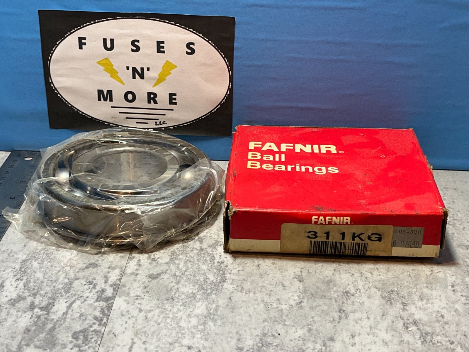 FAFNIR 311KG- SINGLE ROW BALL BEARING, WITH SNAP RING