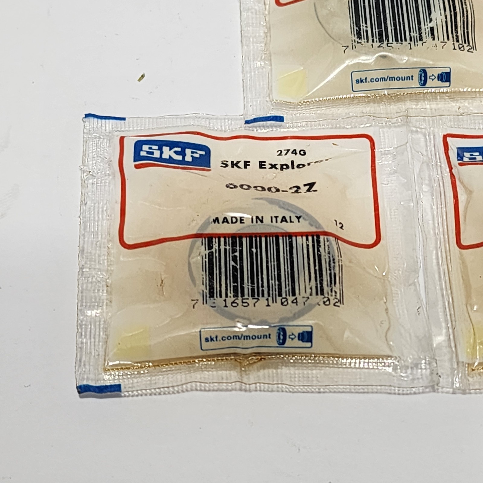 6000-ZZ SKF Brand Metal Shield Ball Bearing 10x26x8 6000 2Z 6000Z