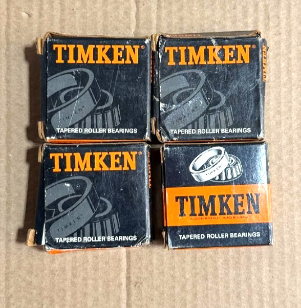 Lot of 4 Timken 07000LA, 902A1, 200307 Tapered Roller Bearing