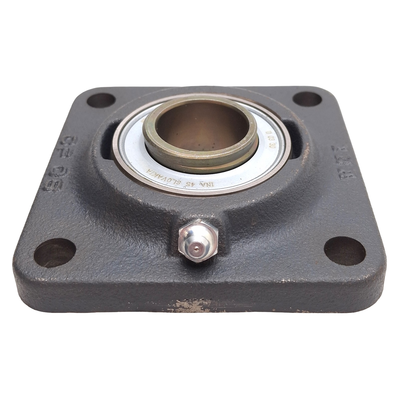 INA GRAE 30 NPPB Flange Mounted Ball Bearing, ø30mm ID, 4.25in x 4.25in