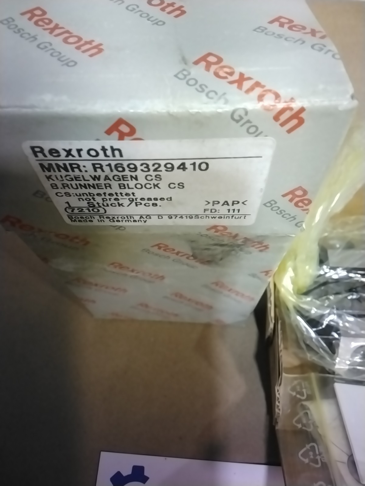 BOSCH REXROTH R169329410 KWC-025-FNN-C0-N-2 (CS) 0x0x0mm (1pc) New in stock a…