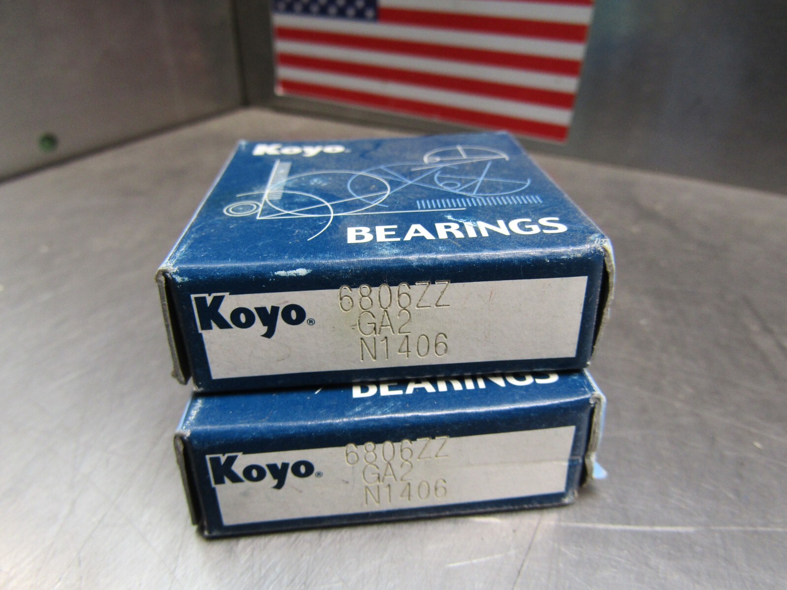 Koyo 6806ZZ Ball Bearing Lot of 2!