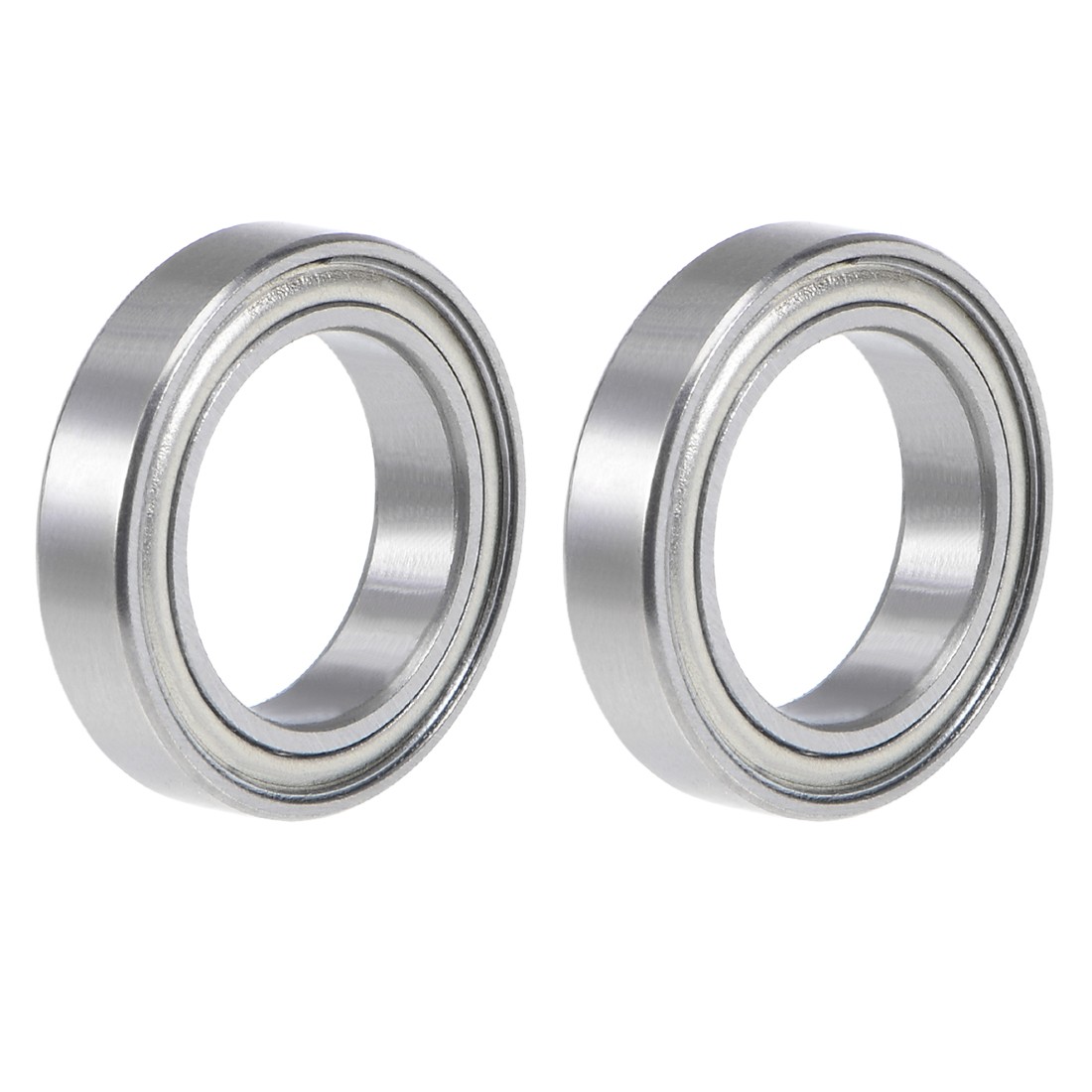 6701ZZ Deep Groove Ball Bearing 12x18x4mm Double Shielded Chrome Bearings 2pcs