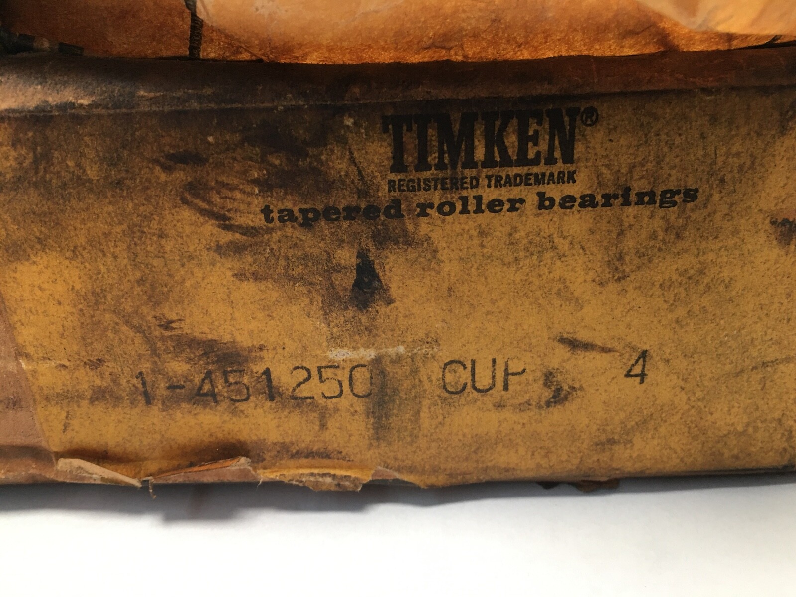 Timken 451250 Taper Roller Bearing Cup 12-1/2″ OD 2-7/16″ W USA