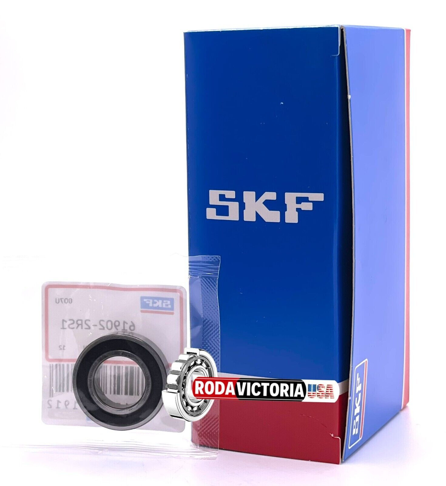 SKF W61902 2RS1/VT378 STAINLESS STEEL BALL BEARING, RUBBER SEALED mm S6902-2RS