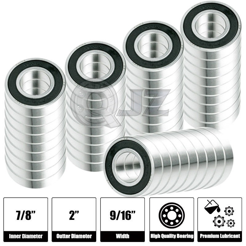 [50x] 1640-2RS Deep Groove Radial Ball Bearing 7/8 in x 2 in x 9/16 in (IDxODxW)