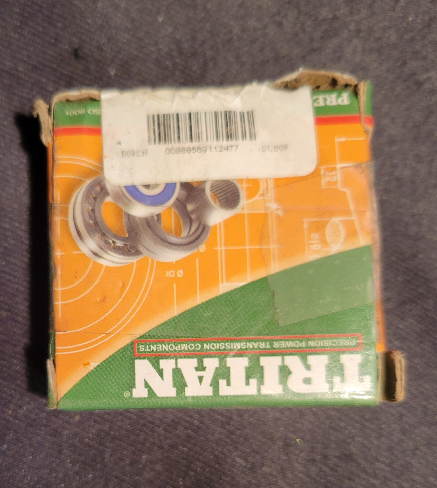 Tritan Precision Bearings 6203×5/8 2RS/C3 PRX, Open Box