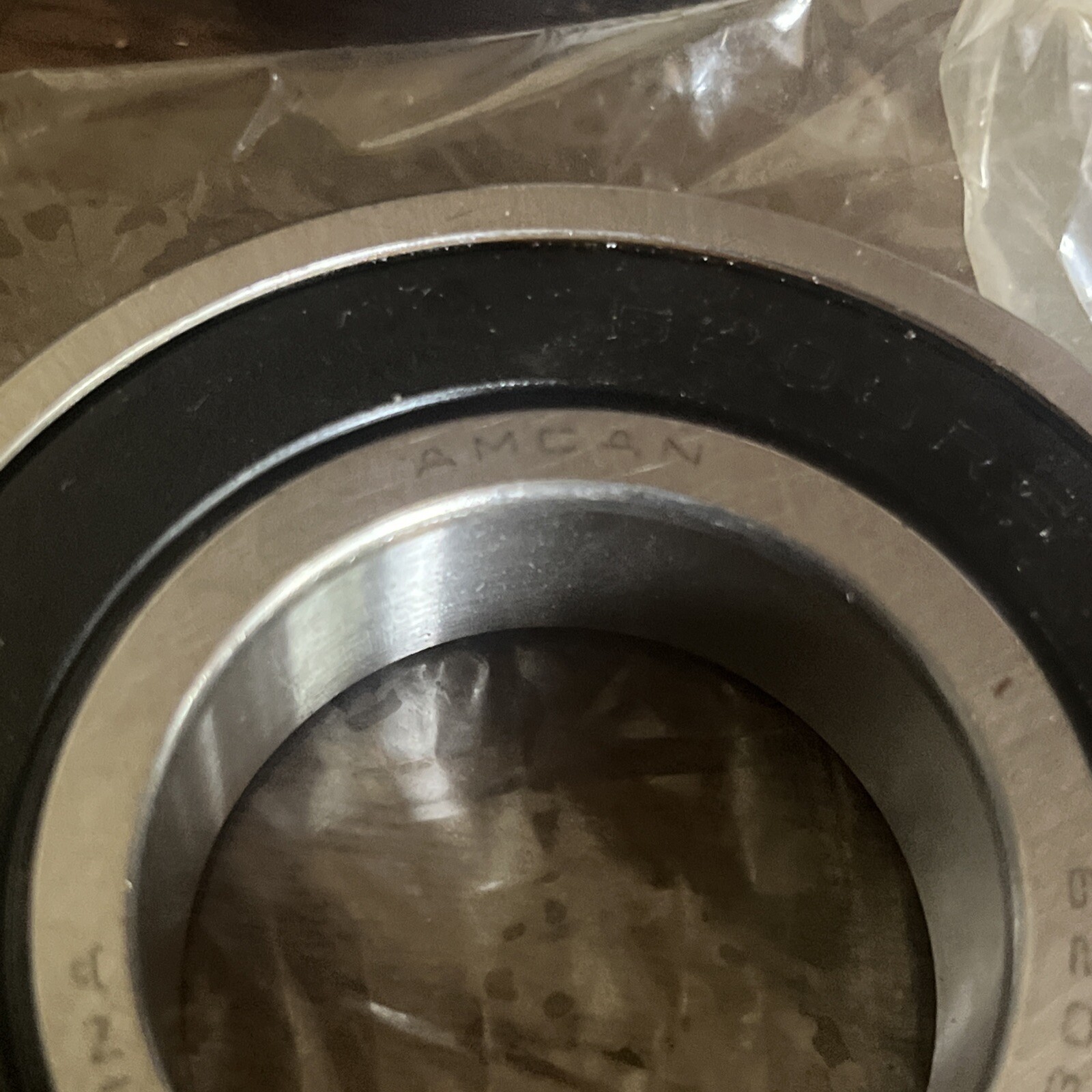 NOS 6208 2RS AMCAN DEEP GROOVE BALL BEARING