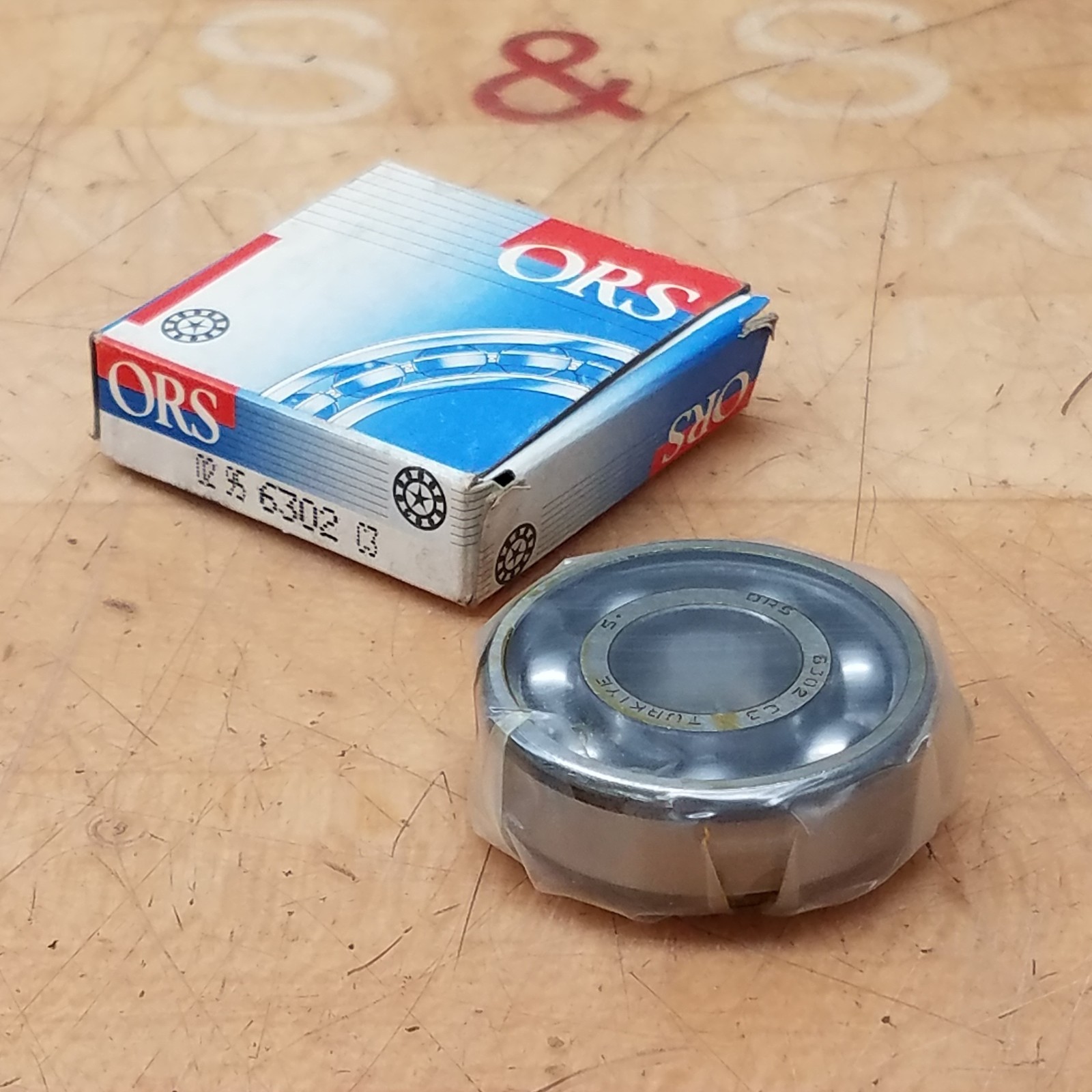 ORS Bearings 6302 C3 Ball Bearing, 15x42x13mm – NEW
