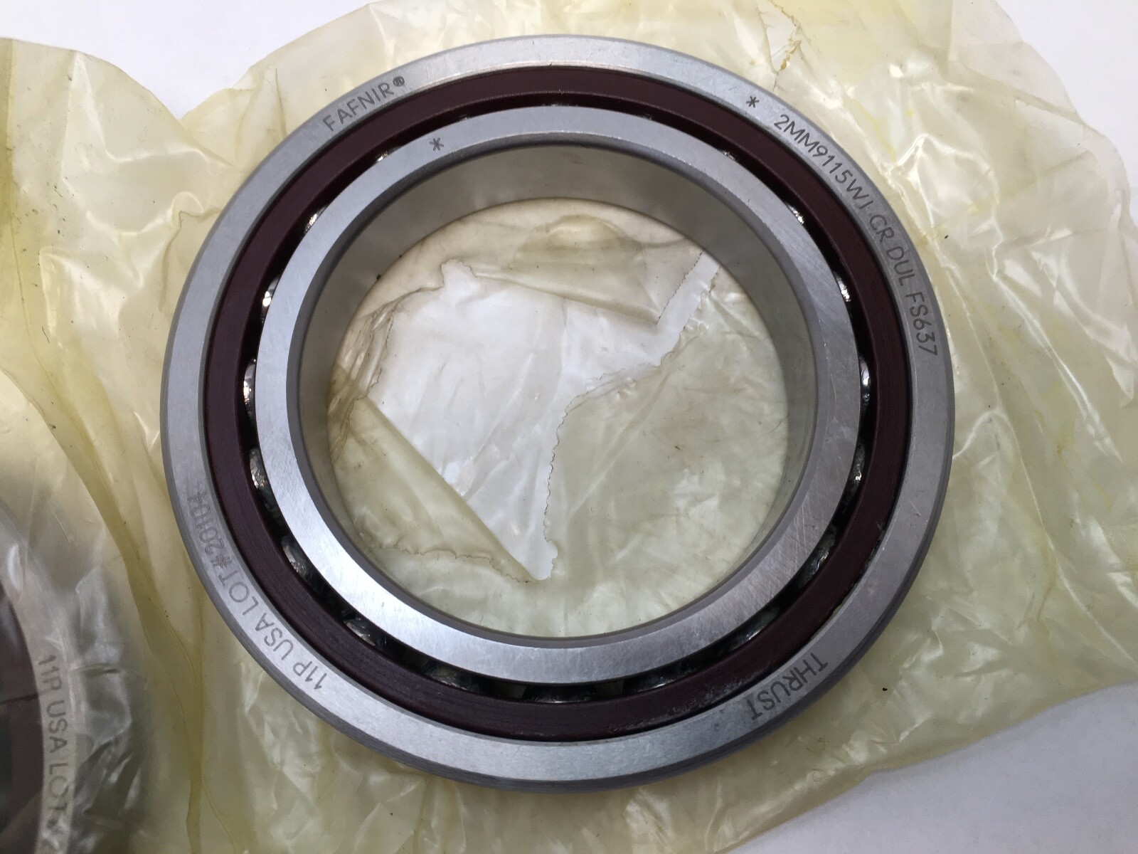 Fafnir 2MM9115WI-DUL Bearing 75x115x20 mm 7015 2MM-9115-WI-CR-DUL-FS637 USA 2Pcs