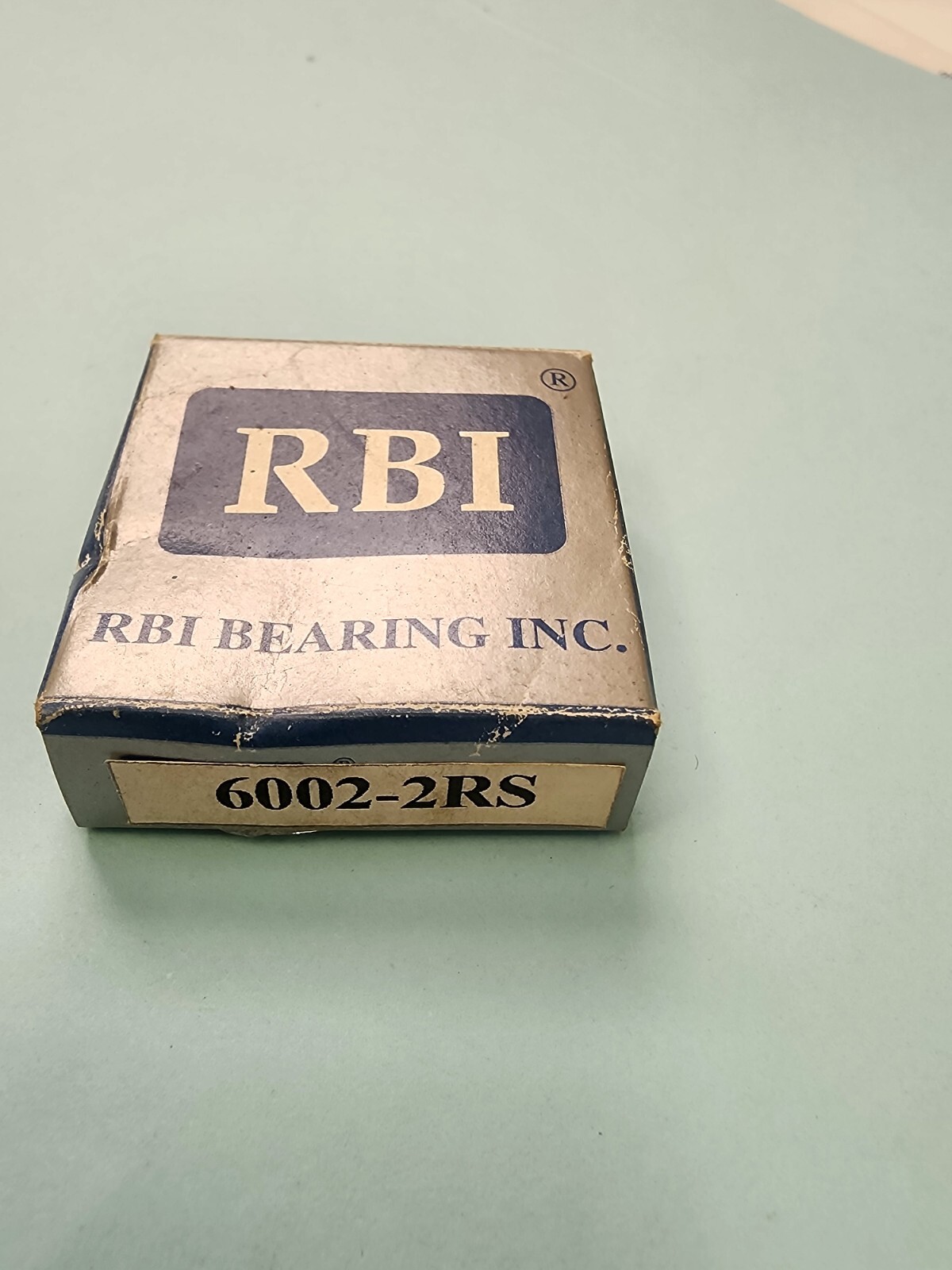 RBI 6002-2RS Sealed Single Row Ball Bearing – 15mm ID x 32mm OD x 9mm