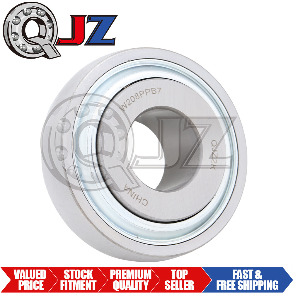 [1-Pack] W208PPB7 Disc Harrow Bearing [1.188″ Round Bore x 3.15″ OD x 1.188 W]