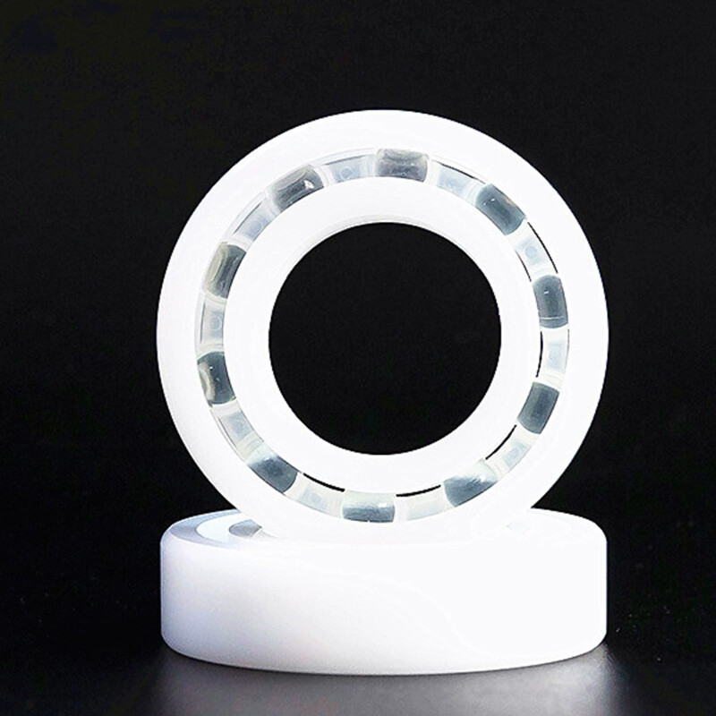 Deep Groove Ball Bearings PP Plastic Bearing Glass Ball Nylon Cage Insulation