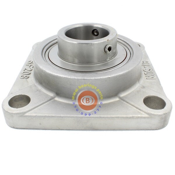 SUCSF208-24 Stainless Steel 1-1/2" ID 4-Bolt Flange Bearing – Hi-Sun