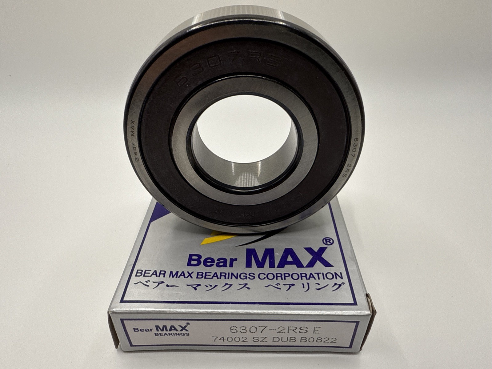 1 pc BearMAX 6307-2RS E 35x80x21mm Rubber Seal Deep Groove Ball Bearings 63072RS