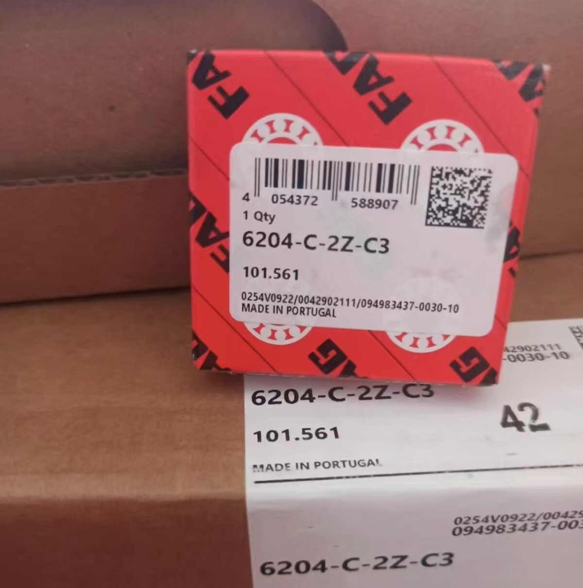 1PC FAG 6204-C-2Z-C3 deep groove ball bearing