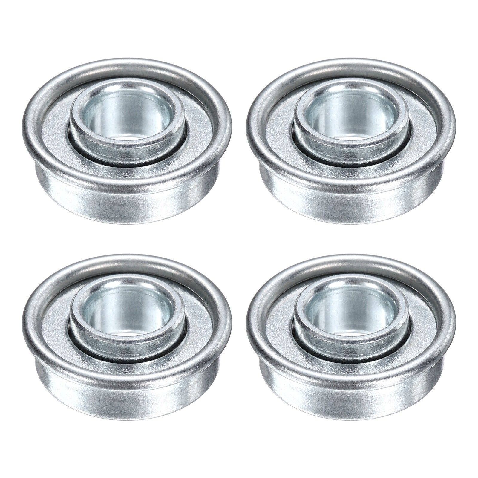 4Pcs Radial Bearings 1/2″ ID 1-1/8″ OD 7/16″ Thickness 1-1/4″ Step OD