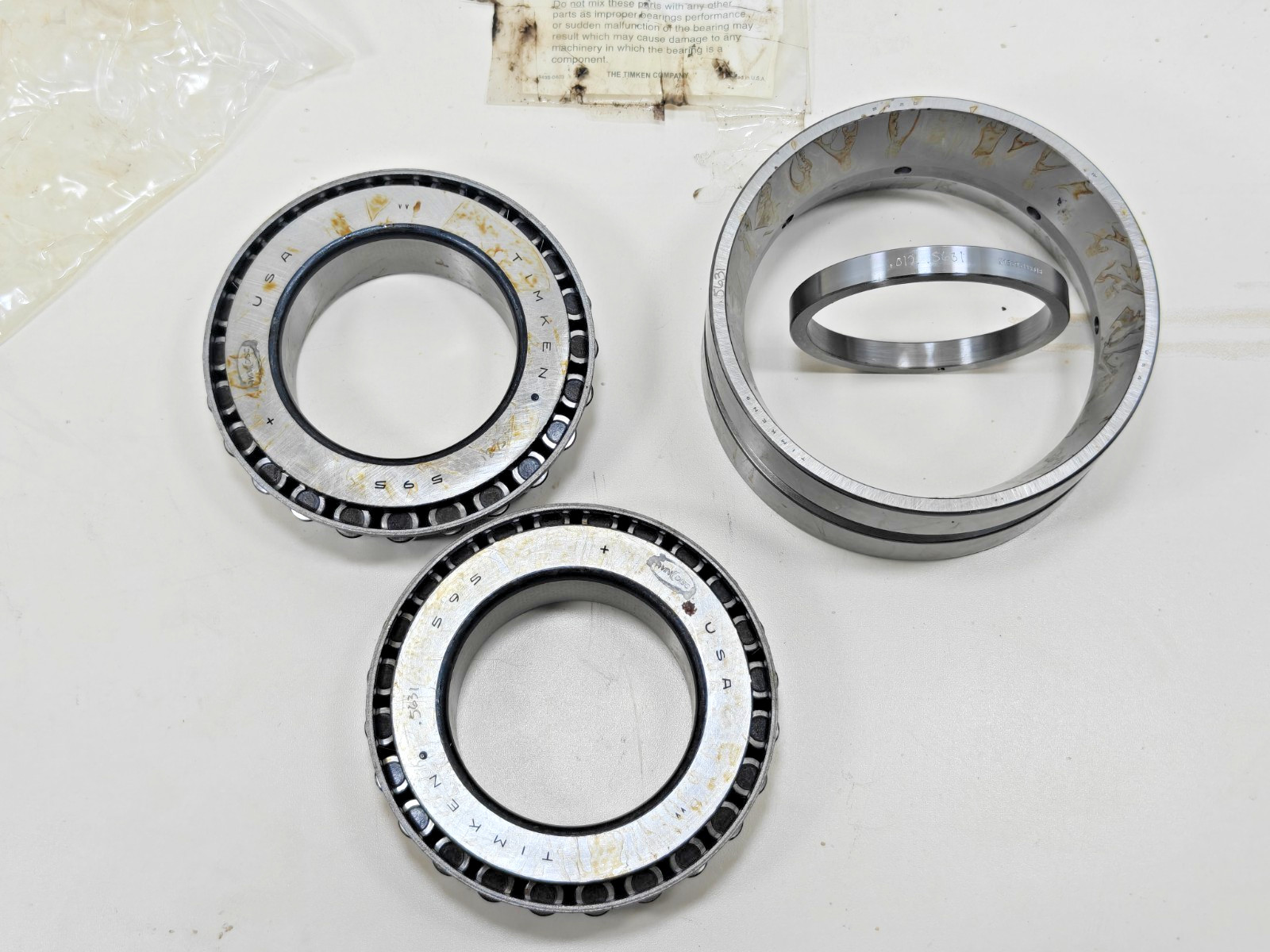 595 592D Timken Double Tapered Roller Bearing Twin Disc M2670 / 595 592D X1S-595
