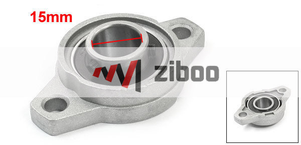 FL002 K002 Axle Mounted Ball Self Align Oval PillowBlockBearing15mm x7mmx52mm✦Kd
