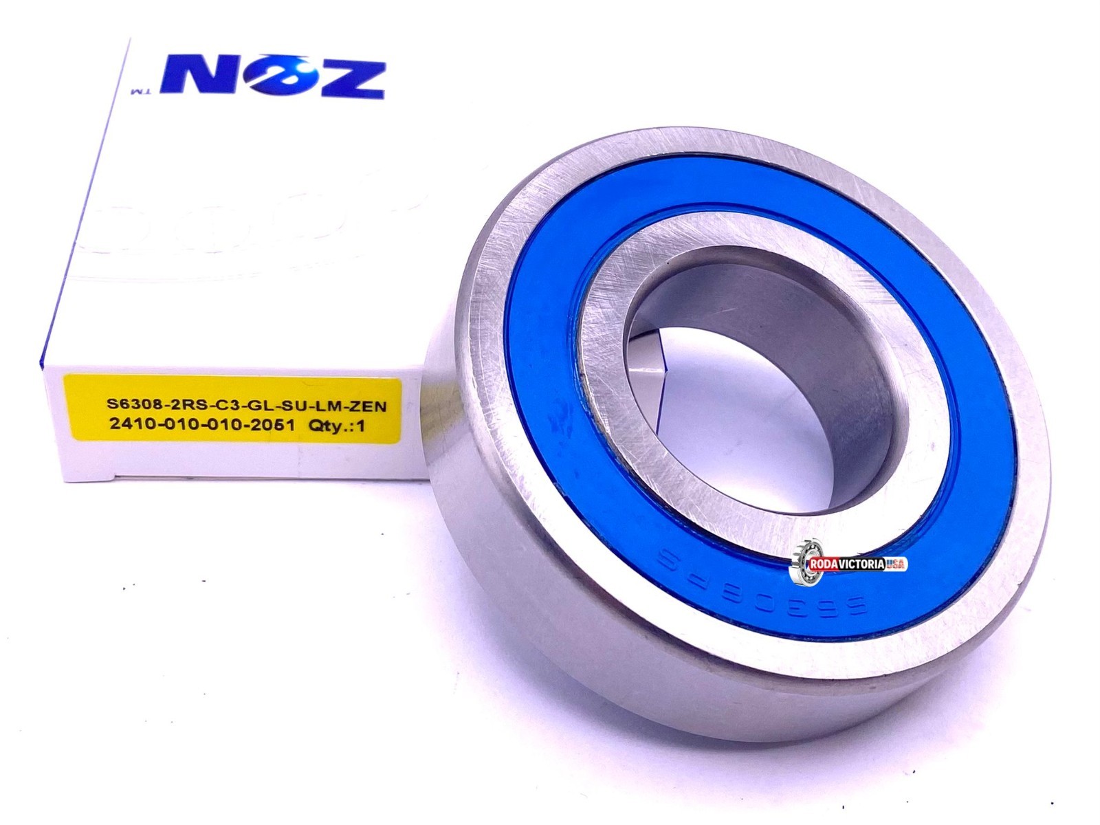 ZEN S6308 2RS Stainless Steel Ball Bearing Rubber Sealed W6308 2RS 40x90x23 mm