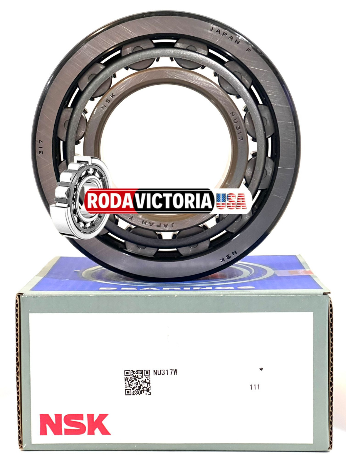 NSK JAPAN NU317W C3 Cylindrical Roller Bearing 85x180x41mm
