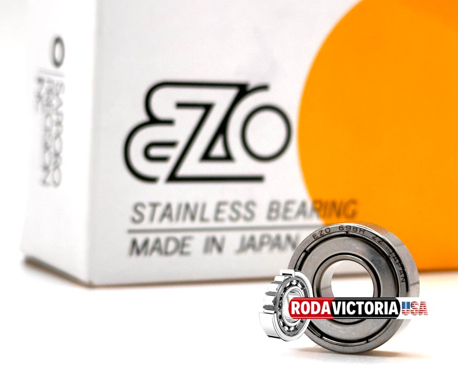 EZO JAPAN S698ZZ STAINLESS STEEL BALL BEARING, METAL SHIELDED 698H ZZ 8x19x6mm