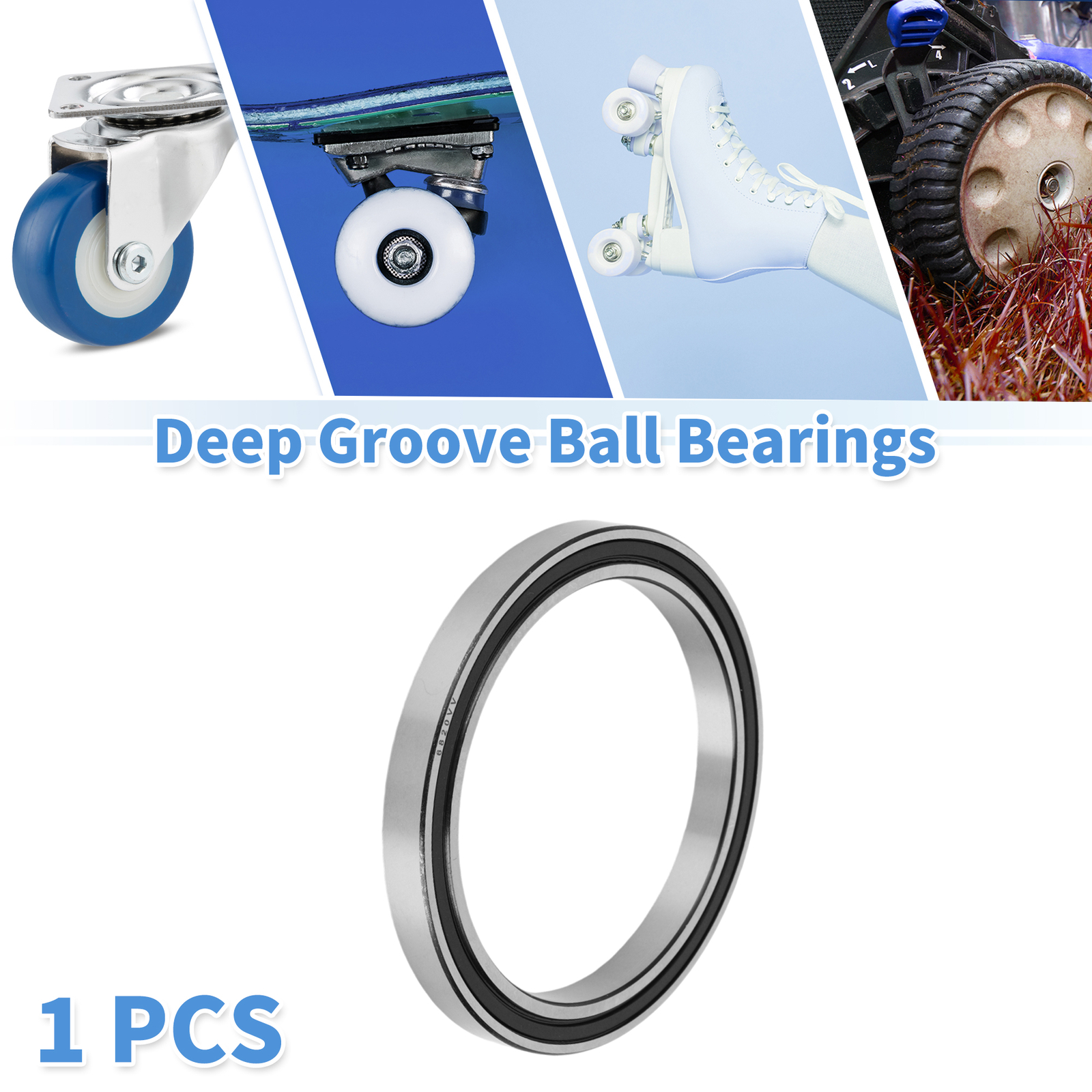 6820VV Deep Groove Ball Bearings 100x125x13mm 1 Pc Scooter Skateboard Wheel