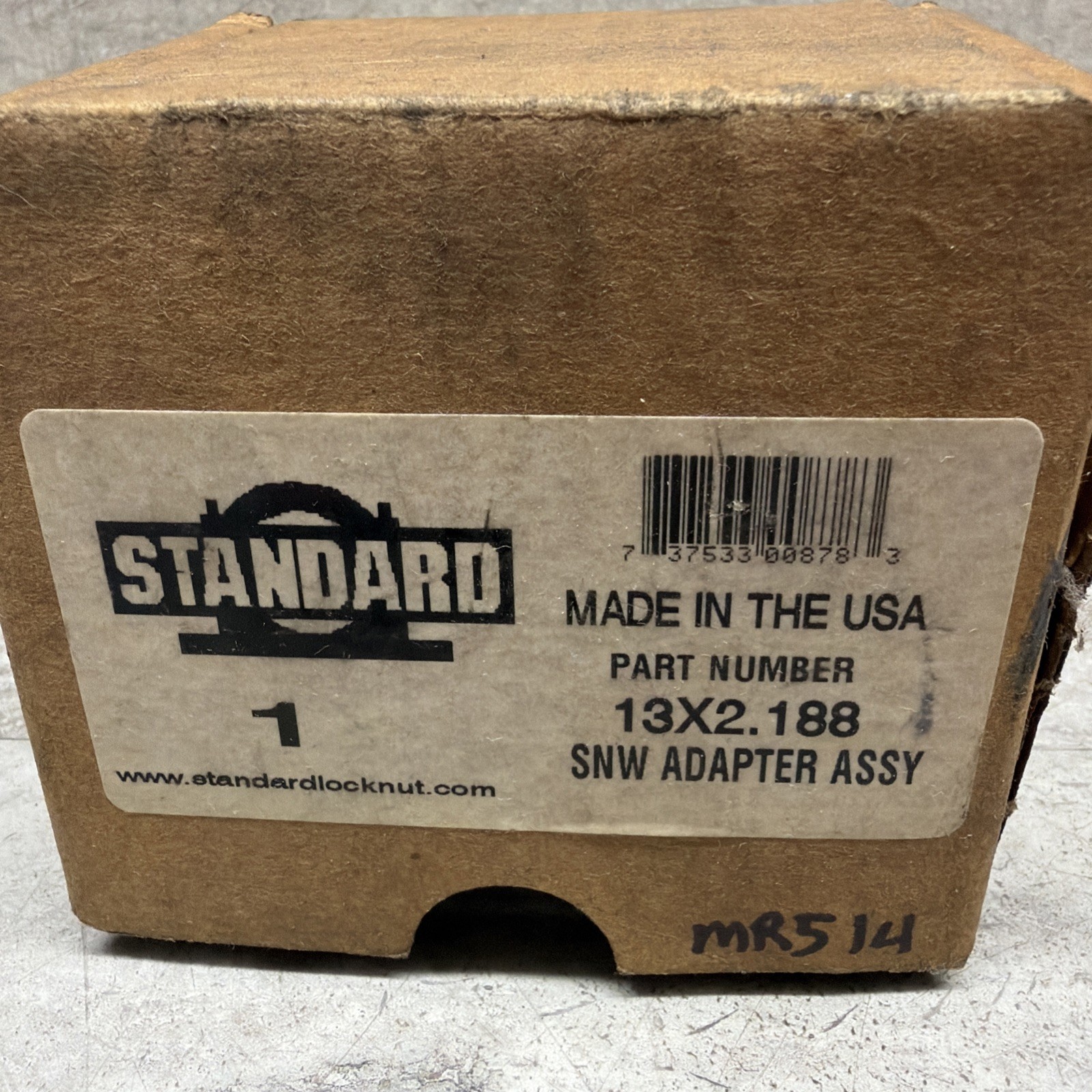 Standard 13X2.188 13 X 2.188 SNW Adapter Assembly, New