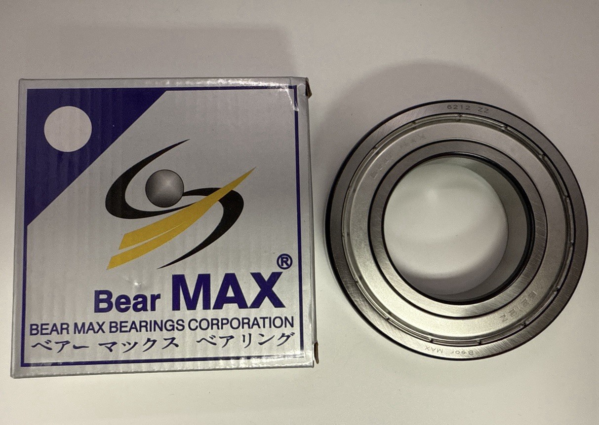 2 pcs BearMAX 6212-ZZ E 60x110x22mm Metal Seal Deep Groove Ball Bearings 6212ZZ