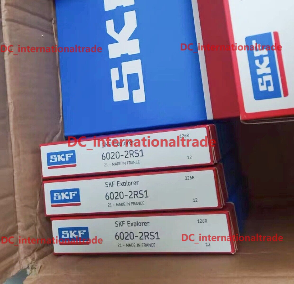 NEW SKF 6020-2RS1 deep groove ball bearing 1PCS #DW