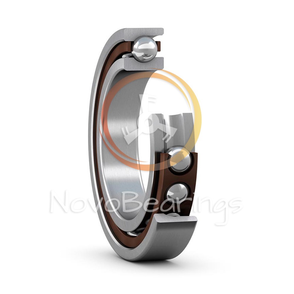7318 BECBP Single Row Angular Contact Ball Bearing 90x190x43 mm. by SKF brand