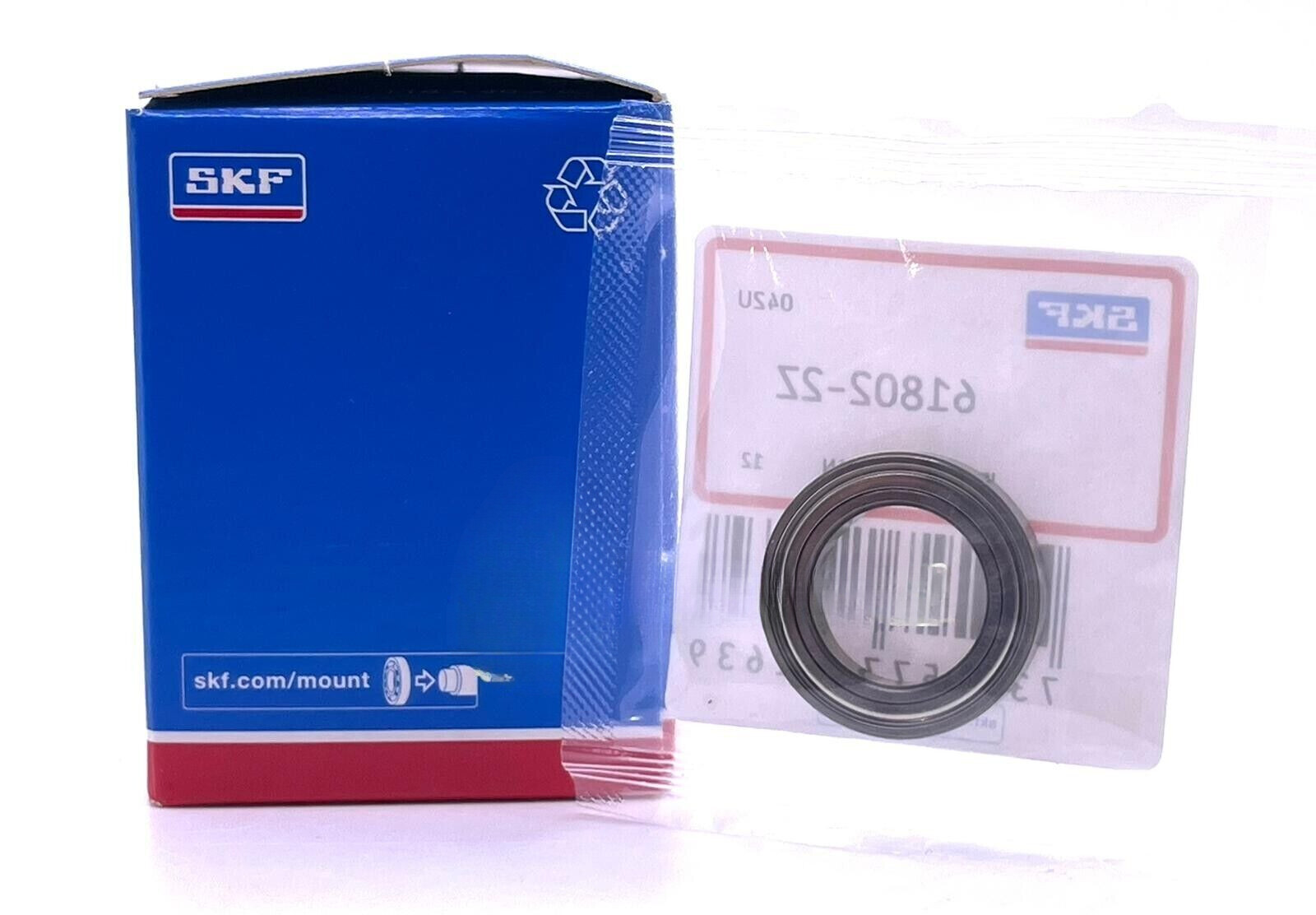 NEW SKF 61802 ZZ DEEP GROOVE BALL BEARING, METAL SHIELDED 15x24x5mm 6802-ZZ