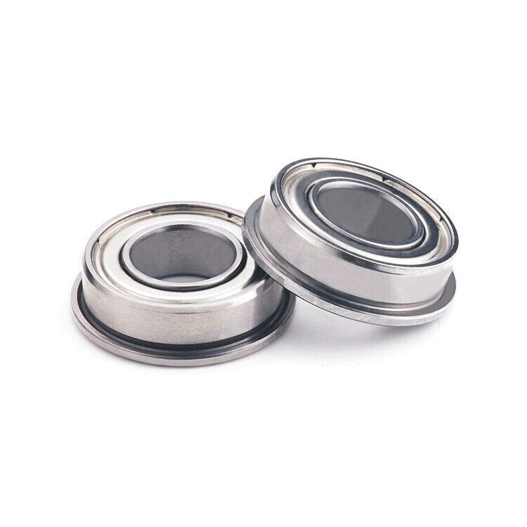8pcs FR6ZZ Flange Ball Bearing 3/8×7/8×9/32 inch Shielded Chrome Steel Bearing