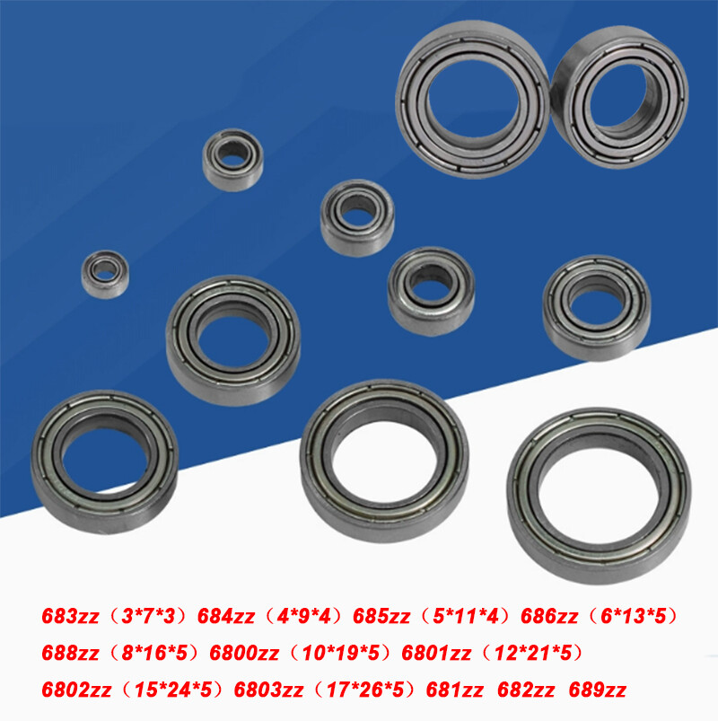 Bearings 682ZZ 683ZZ 684ZZ 685ZZ 6801ZZ 6803ZZ Metal Shielded Miniature Bearings