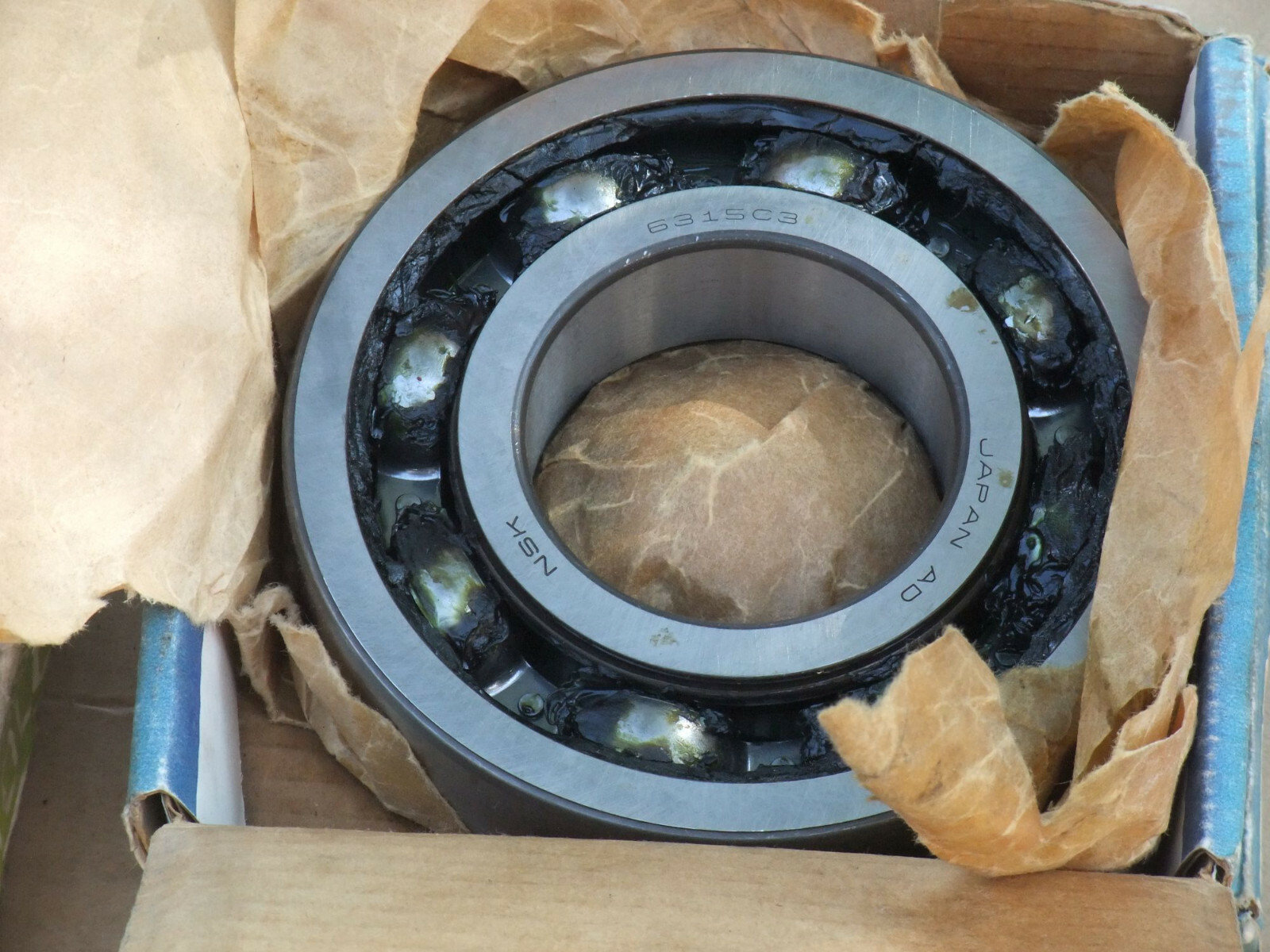 SKF 6315C3 deep groove ball bearing 160mmX75mmX37mm
