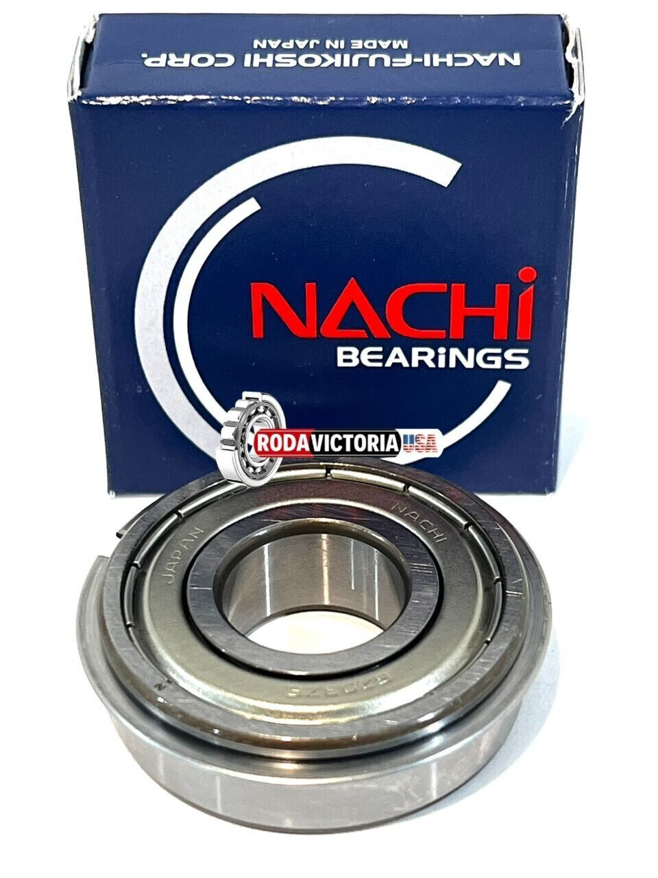 NACHI 6203 ZZENRCM Shielded Bearing with A Snap Ring 17x40x12 mm