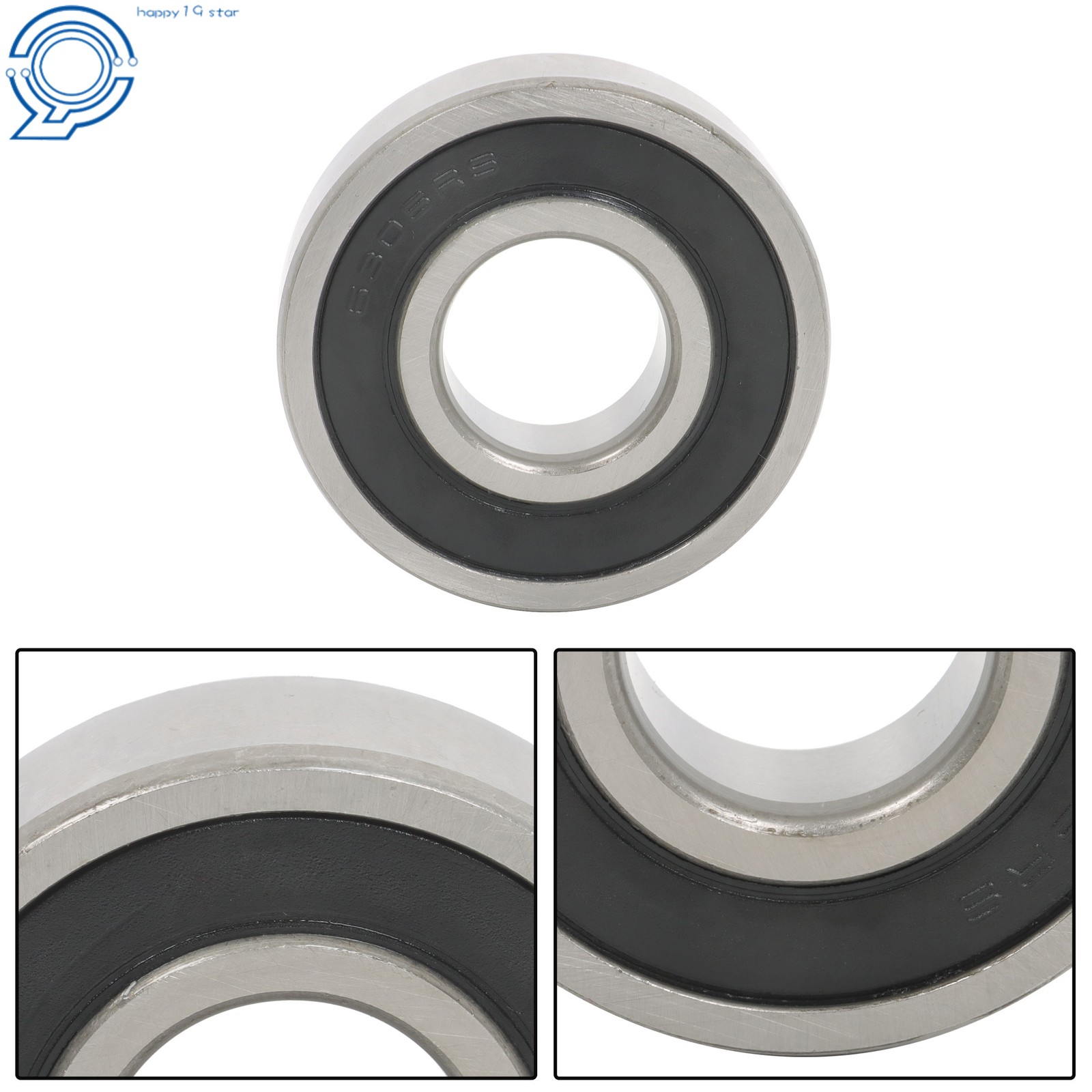 25x62x17mm Ball Bearing 6305 2RS C3 10 Pieces Premium Rubber Sealed Bearings