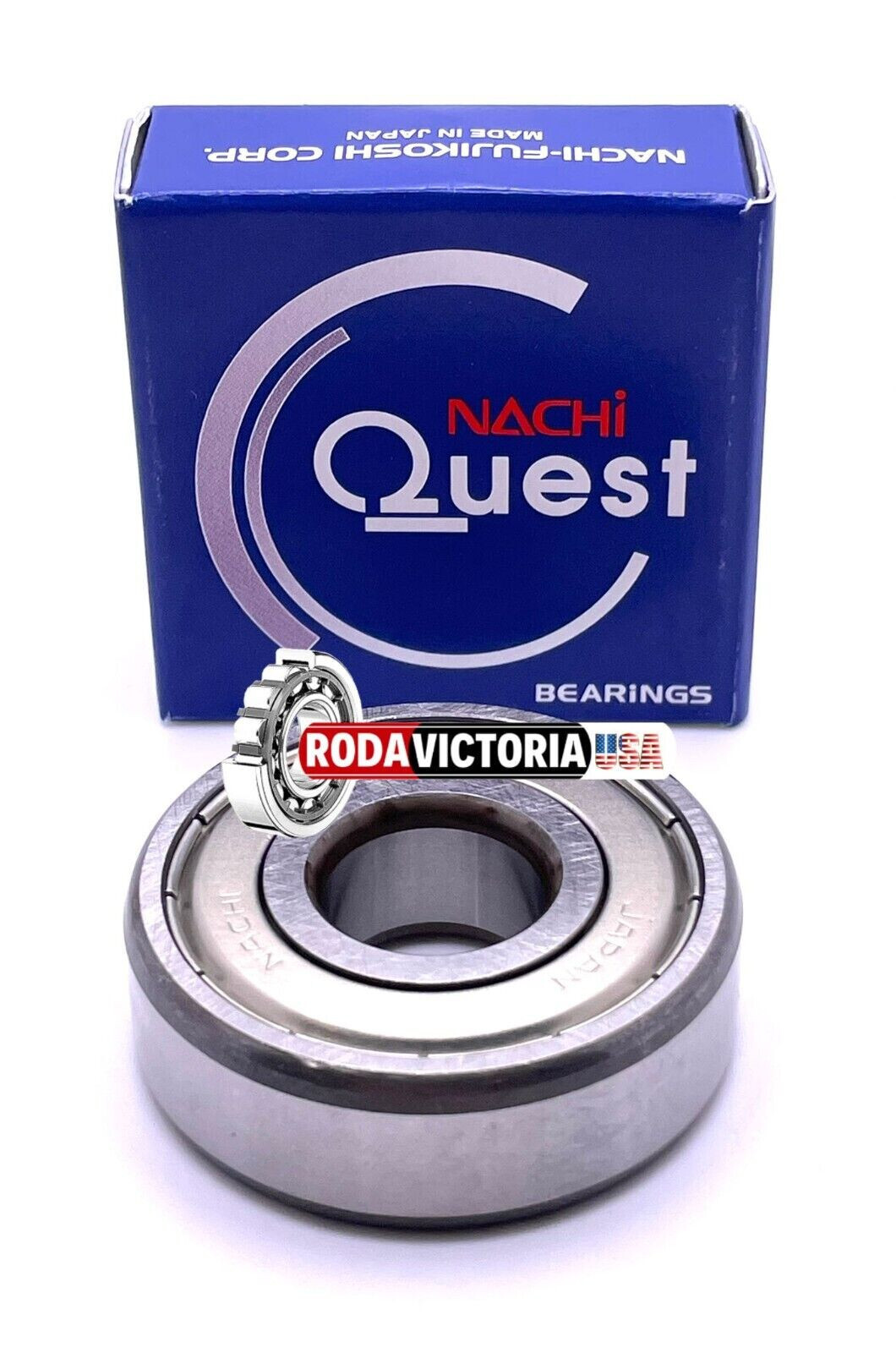 NACHI 6302 ZZ CM DEEP GROOVE BALL BEARING, METAL SHIELDED 15x42x13mm