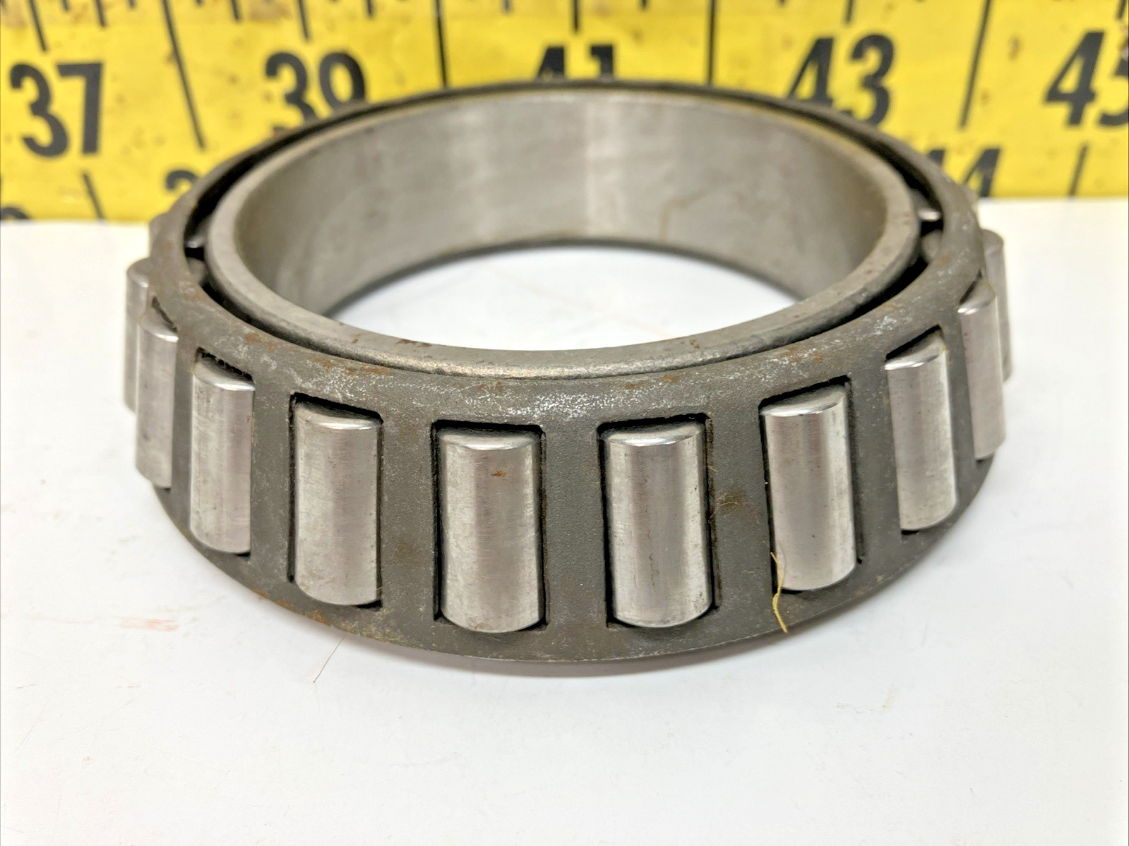 NOS Timken Tapered Roller Bearing 497 Bore: 3.37″ x OD 5.375″ x Width 1.172″ (1)