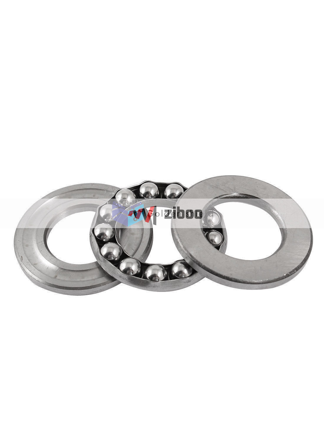 1PCS 51205 Carbon Steel Axial Thrust Ball Bearing 25mm x 47mm x 15mm Gray