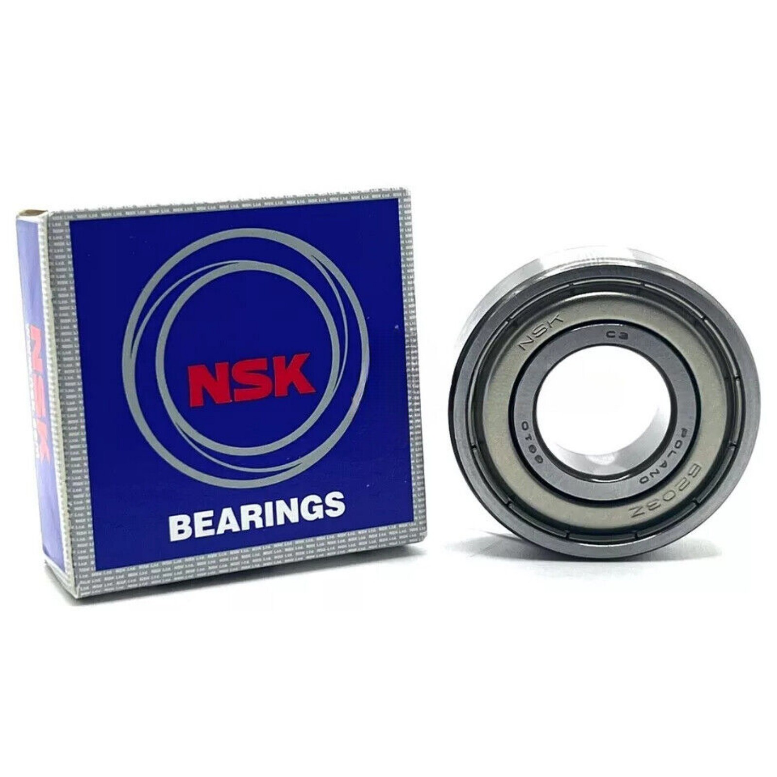 ( 2 Pack ) NSK 6203 ZZ C3 METAL SHIELDED BALL BEARINGS 17x40x12mm
