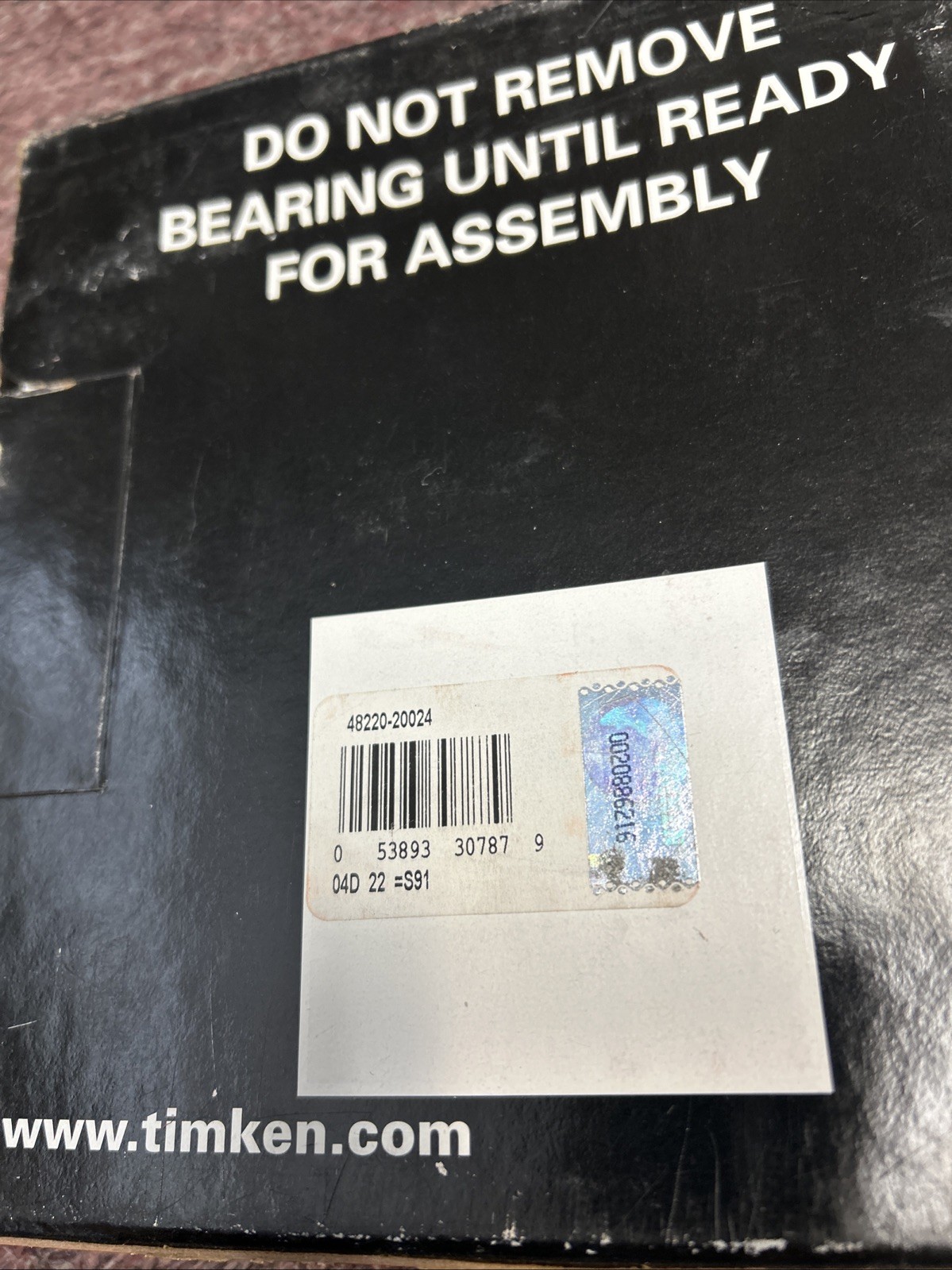 New Timken 48220 Tapered Roller Bearing Cup