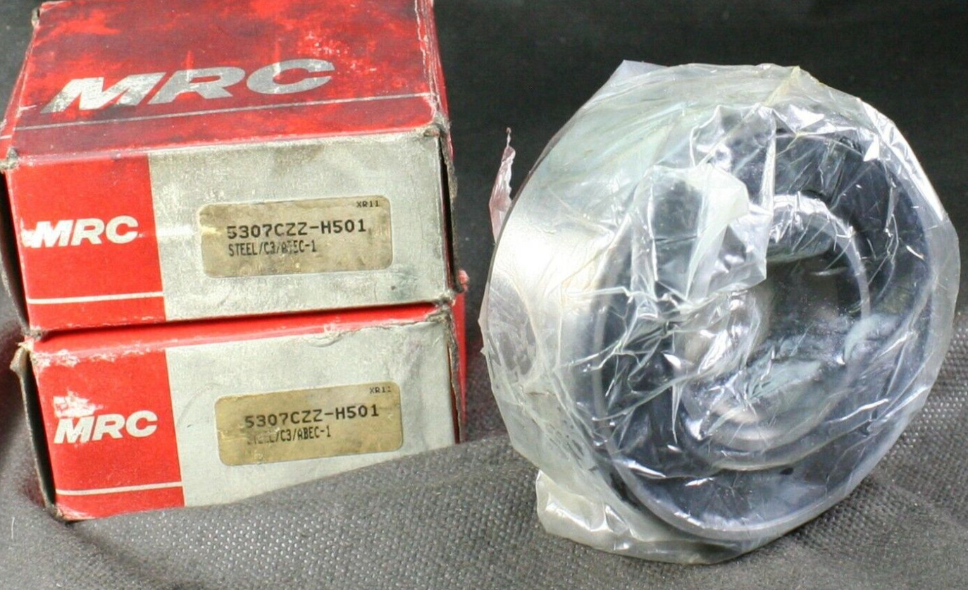 One (1) MRC 5307 CZZ H501 C3 Angular Contact Bearing NEW