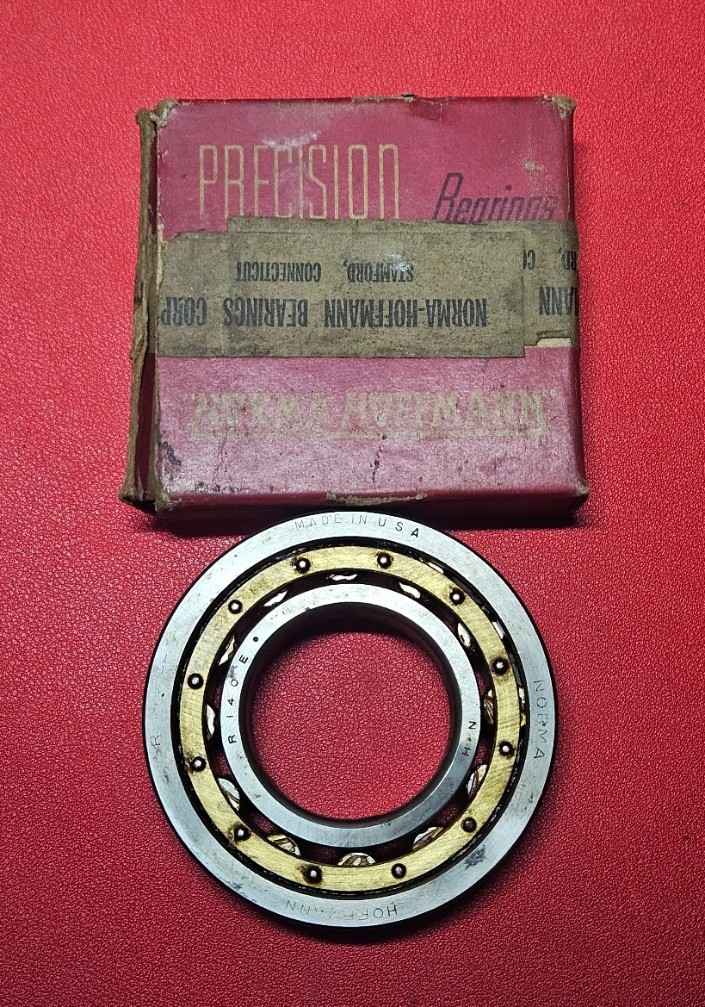 Norma Hoffmann R-140 Roller Bearing Factory Greased 40mm ID, 80mm OD, 18mm – NEW