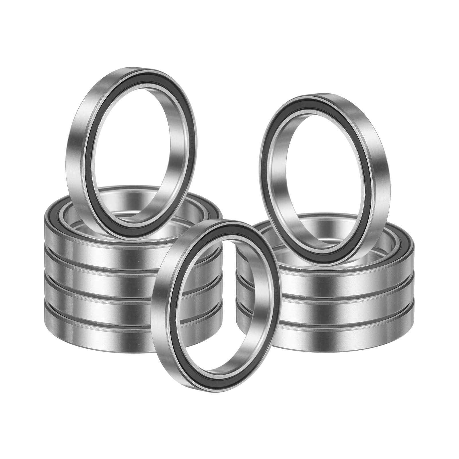 10 Pieces 40 x 52 x 7mm 6808 2RS Ball Bearings, ABEC5