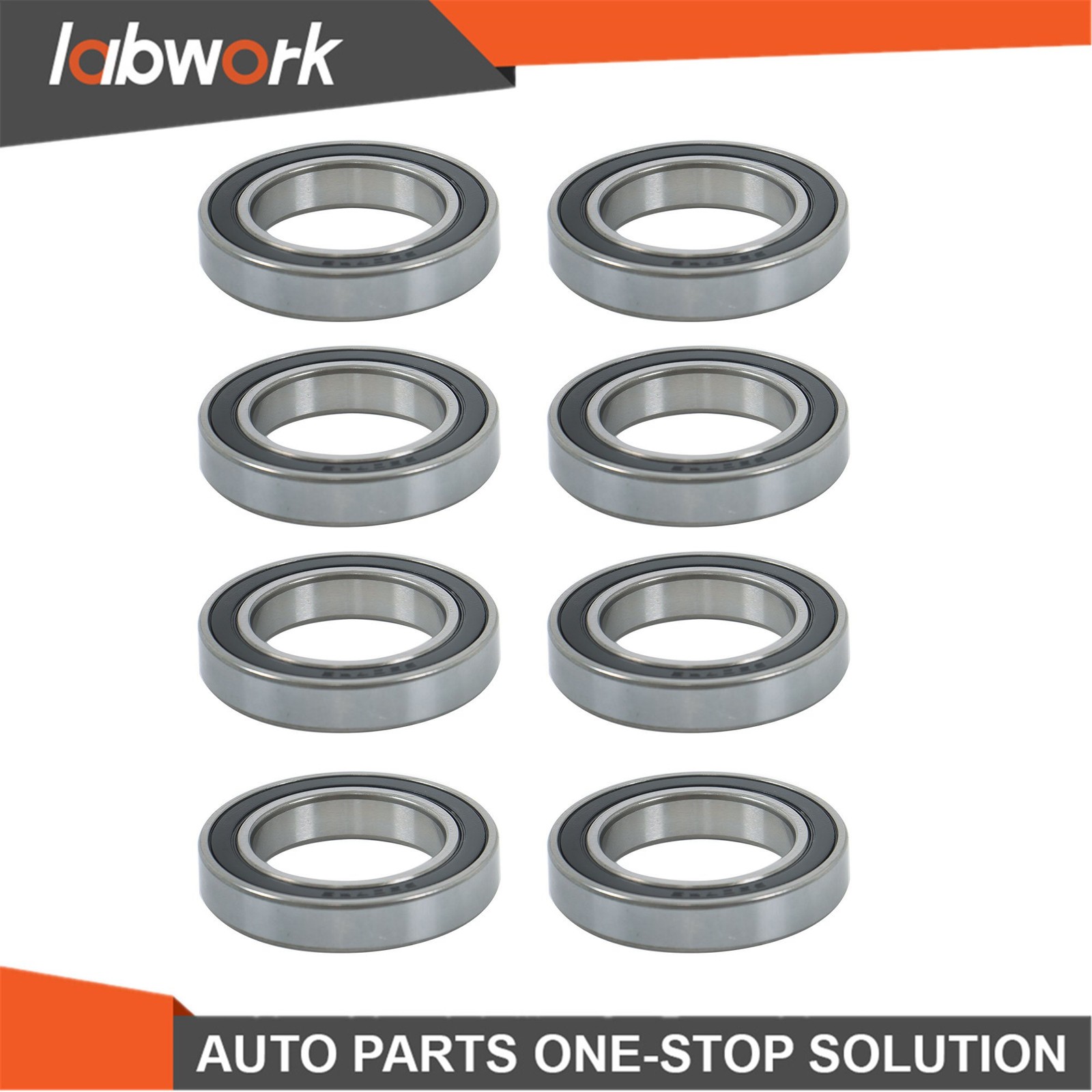 Labwork 6907-2RS Deep Groove Bearings 10pcs 35x55x10mm Rubber Sealed Set