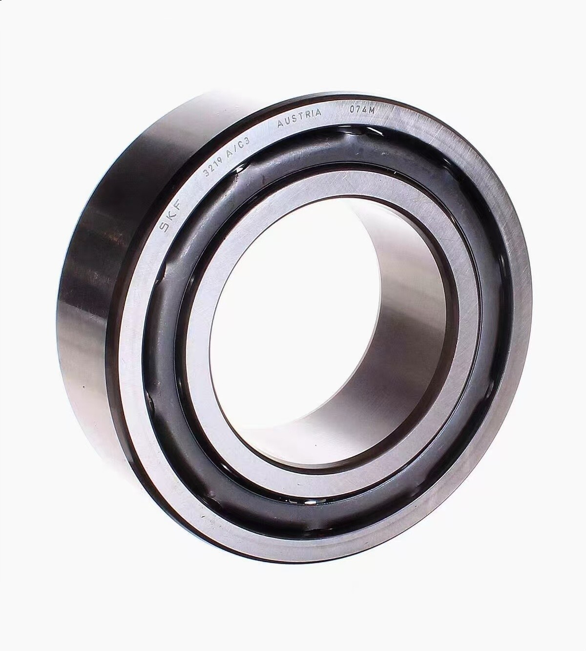 1x SKF 3219 A/C3 double row angular contact ball bearing