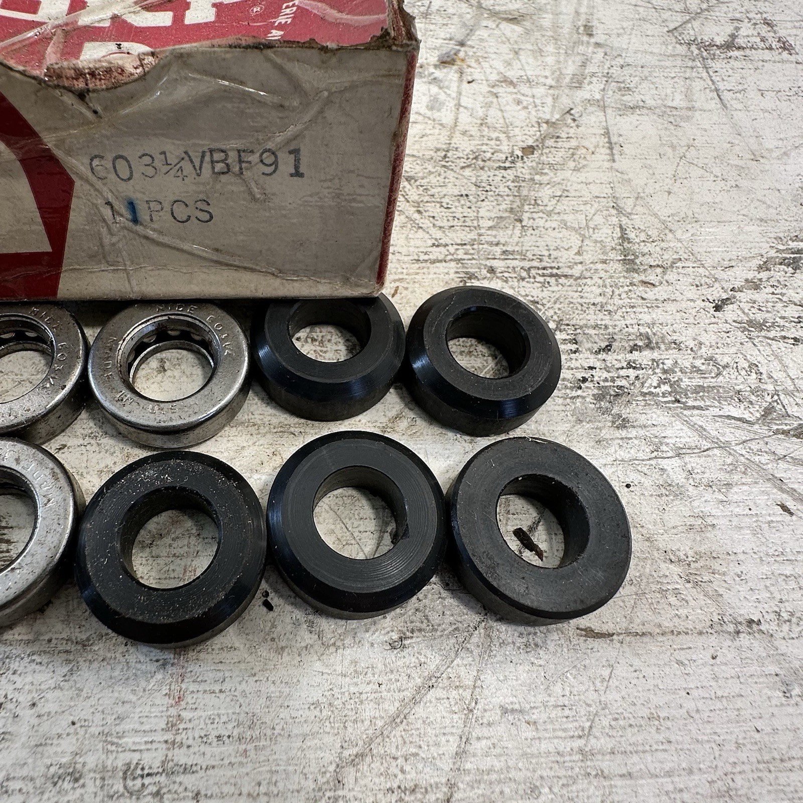 Vintage Lot Of 5 New In Box SKF 6031/4VBF91 Ball Bearings 1” Vintage Truck Door